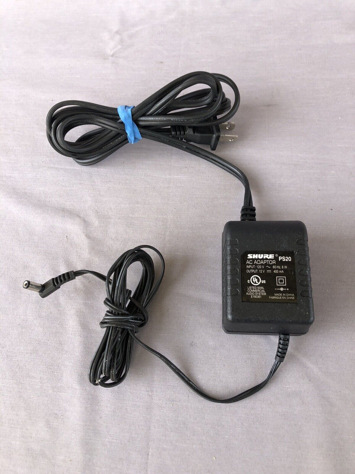 Original Genuine Shure PS20 AC Adapter Power Supply for Wireless Systems Brand: Original Genuine Shure PS20 AC Adapter Power Supply for Wireless Systems Brand: